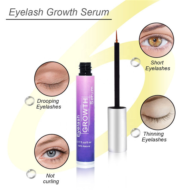 OEM ODM Purple Package Natural Eye Lash Growth Serum, Volumizing and Charming Mascara 006