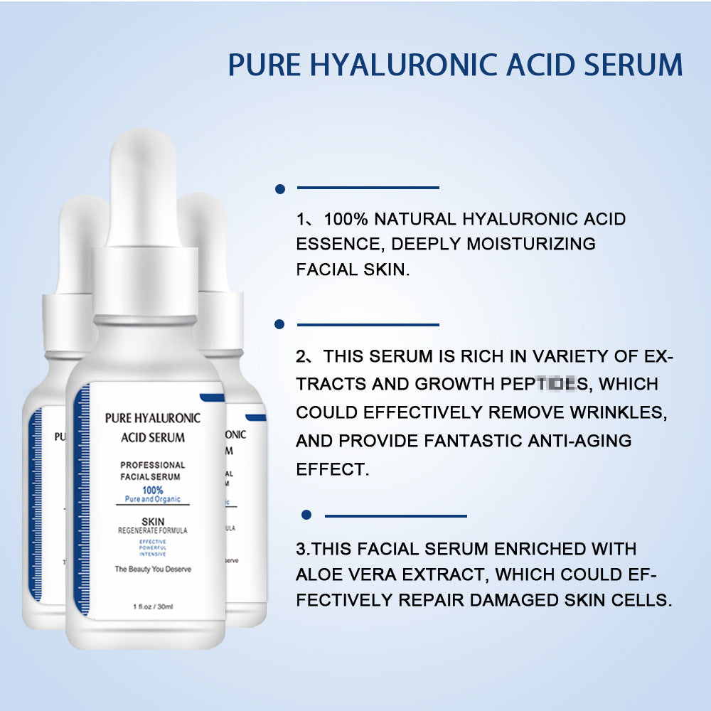 OEM Hyaluronic Acid Essence, Facial Serum, Hyaluronic Acid Anti-wrinkle Hydrating Hyaluronic Acid Liquid Manufacturer 015