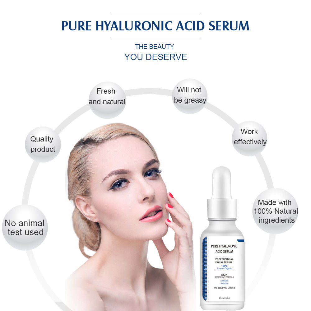 OEM & ODM Hyaluronic Acid Facial Serum, Anti-wrinkle Hydrating Liquid Factory Manufacturer 019