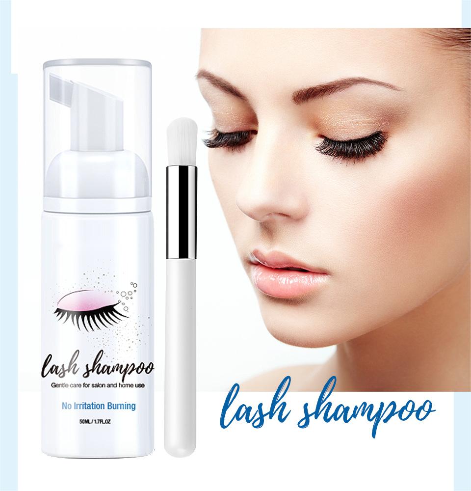 OEM Wholesale Eyelash Shampoo, Eyelash Cleaning and Makeup Removing Foam 387