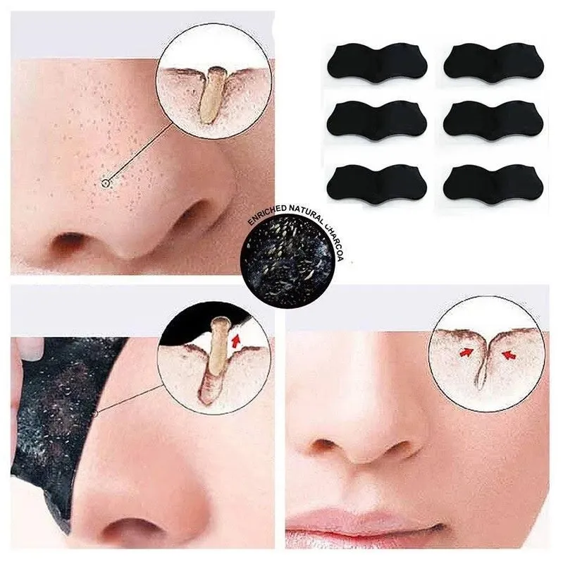 Private Label Customized Black Head Nose Patch, Nose Strips Blackhead removal, Deep Cleansing Nose Pore Strips 590