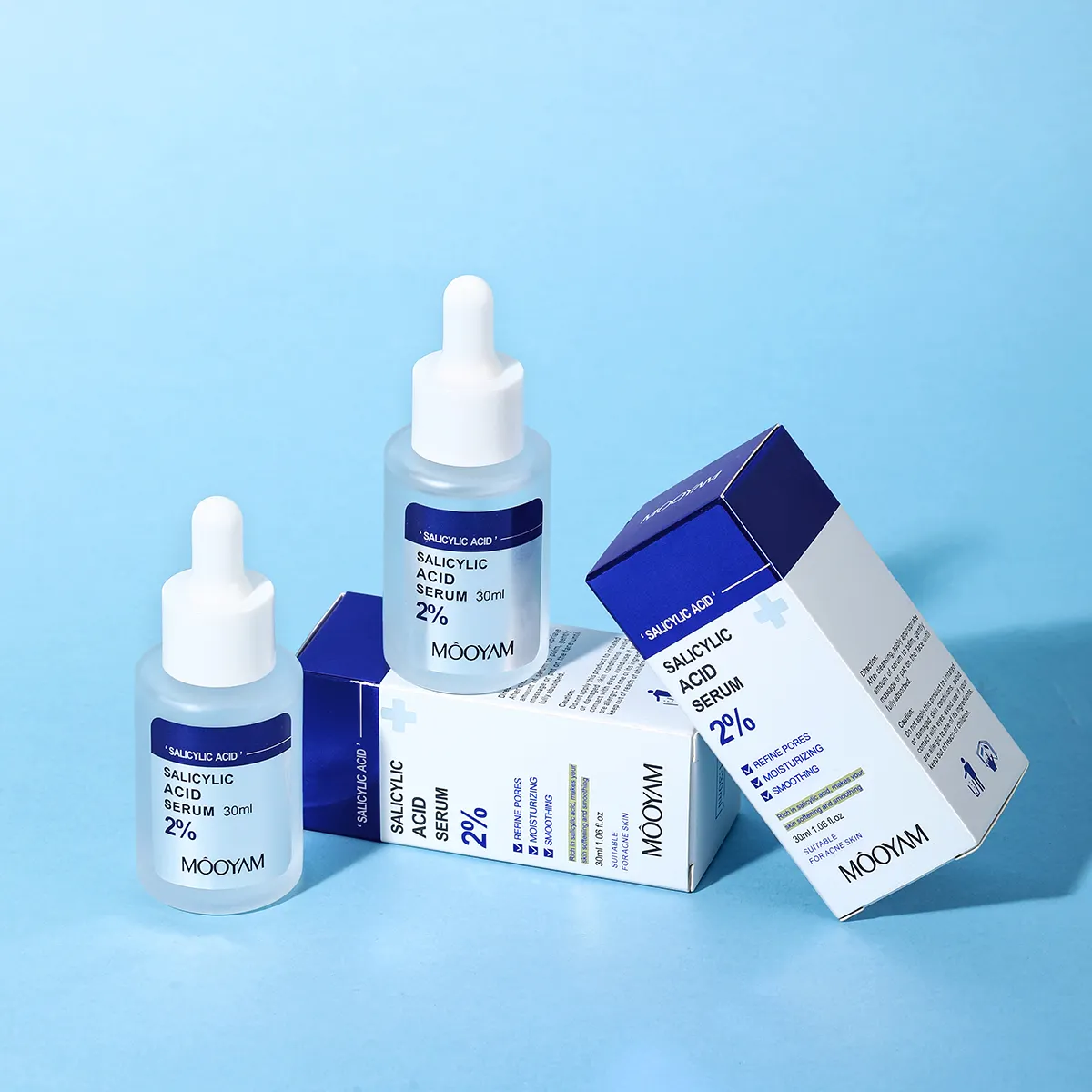 OEM Anti Acne Remover Acne Scar Removal Face Serum Oil Control Acne Removing Best Serum for Pimple Salicylic Acid Serum 598