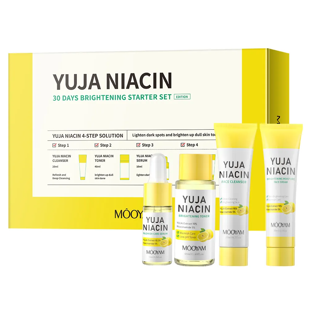 Factory Remove Dark Spots Whitening Set Face Skin Care Products Niacinamide Brightening Skin Care Set 602