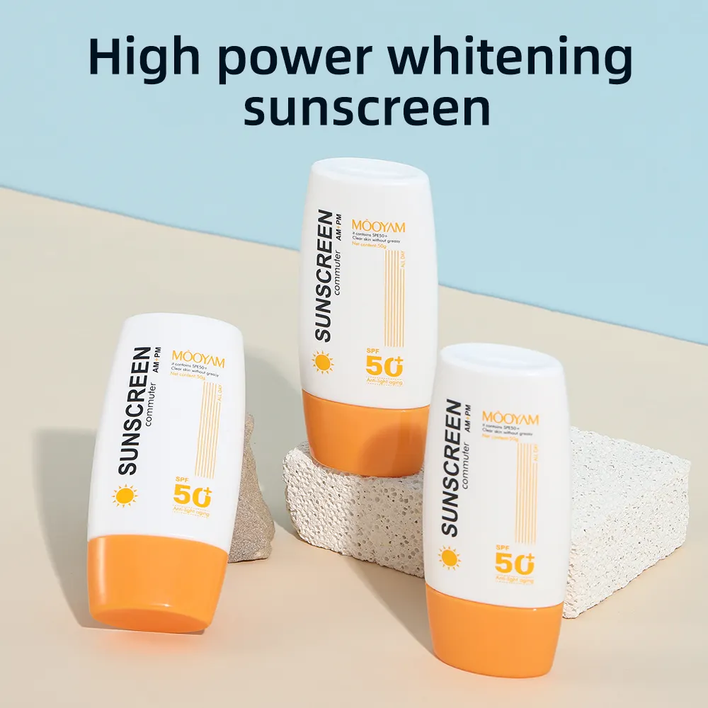 Hot Selling Sunblock Cream Waterproof Sunscreen Sun Protection Moisturizer OEM Sun Block Spf 50+ Anti Sunburn Sun Screen 610