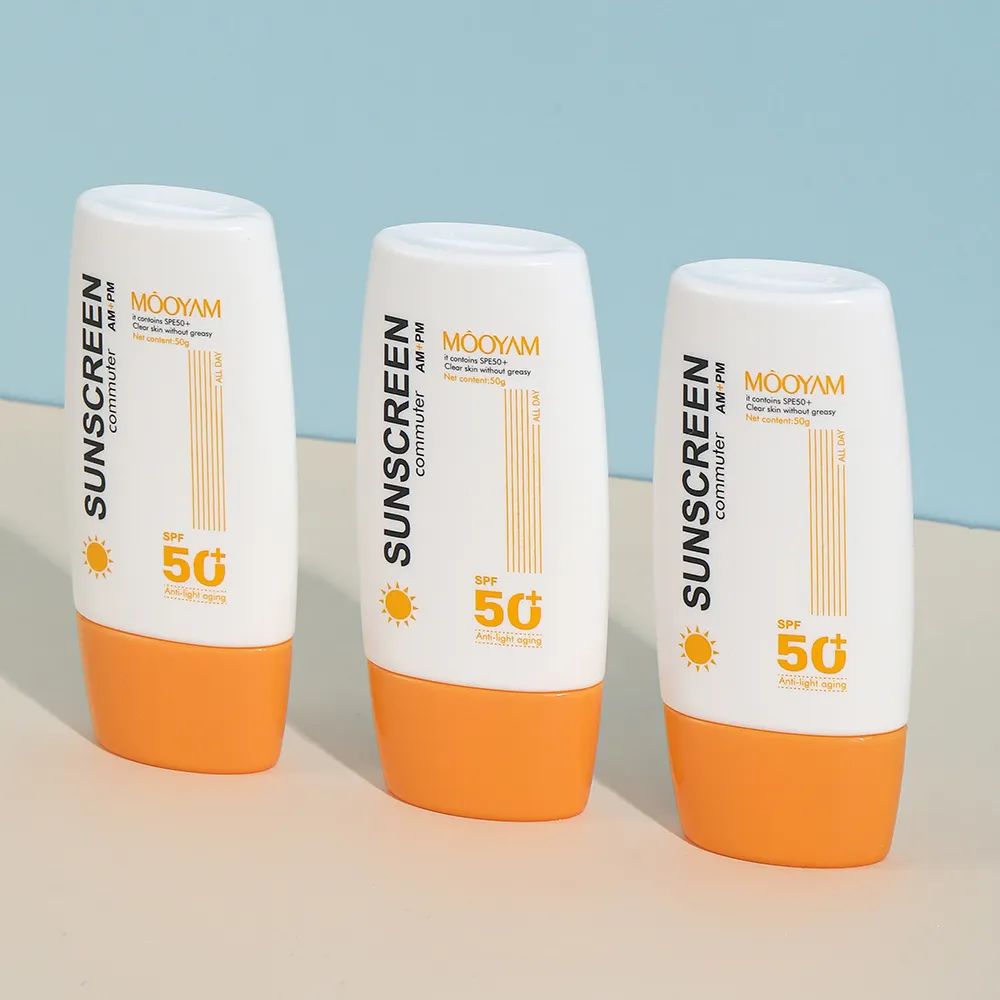 Hot Selling Sunblock Cream Waterproof Sunscreen Sun Protection Moisturizer OEM Sun Block Spf 50+ Anti Sunburn Sun Screen 610