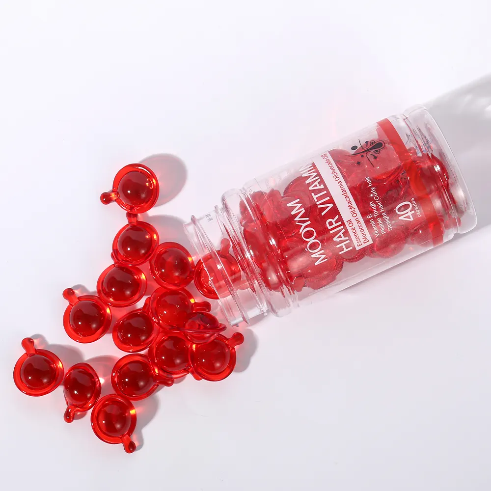 Natural Gummies Oil Capsule Softgel Hair Care Growth Oil Serum Vitamin Supplement Hair Treatment Vitamins Hair Capsules 618