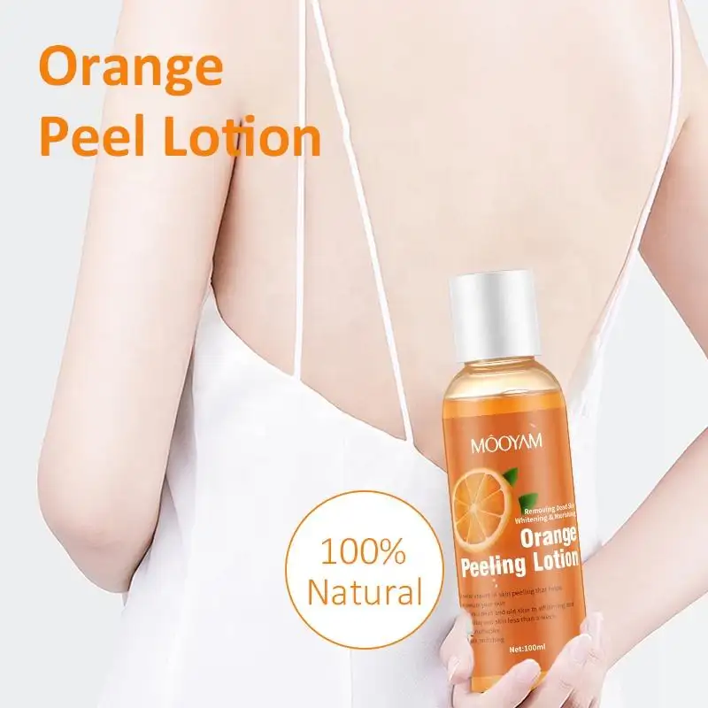 Removing Dead Skin Face Body Orange Whitening Exfoliating Instant Lightening Brightening Peeling Lotion 710