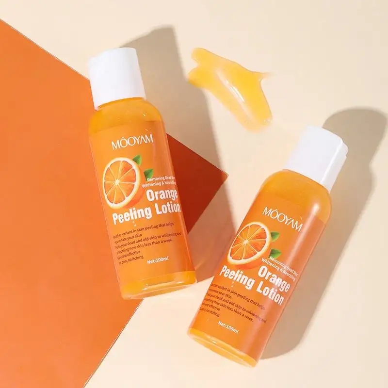 Removing Dead Skin Face Body Orange Whitening Exfoliating Instant Lightening Brightening Peeling Lotion 710