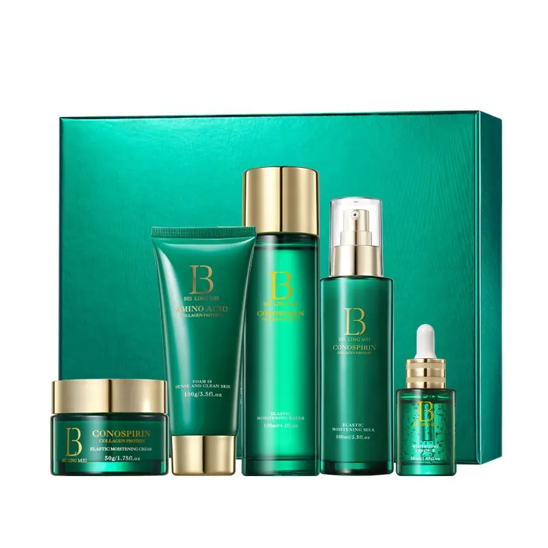 Facial Rejuvenating Whitening Set Skincare Kit Face Serum Collagen Anti Aging Skin Care Set 794