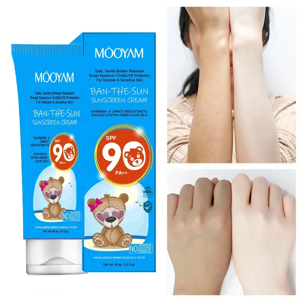 Ban-The-Sun SPF90 Facial Body Sunscreen Whitening Sun Cream Sunblock Skin Protective Anti-Aging Moisturizing SPF90 Sunscreen 804