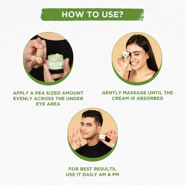 Private Label Repairs Dark Circles Puffy Eyes & Wrinkles Eye Lift Under Eye Cream with Cucumber Vitamin E Aloe 950