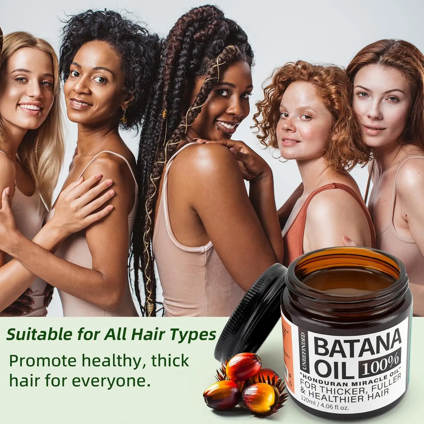 Private Label Organic 100% Hair Growth Oil Batana Oil for Hair Growth Frizz, Split Ends, Texture & Shine 952