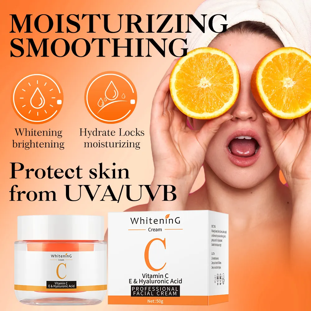 Daily Use Day And Night Thailand Anti Aging Beauty Deep Moisturizing Vitamin C Glowing Face Cream For Dark Skin 954