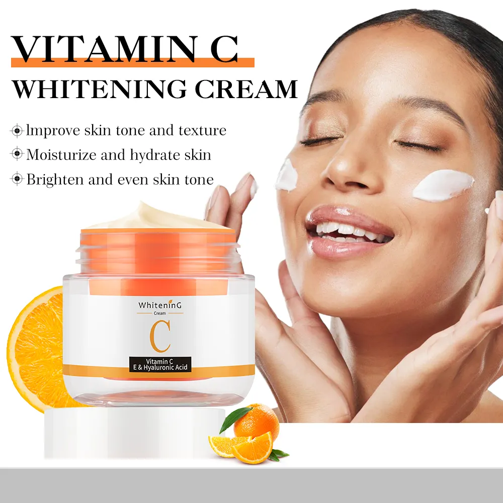Daily Use Day And Night Thailand Anti Aging Beauty Deep Moisturizing Vitamin C Glowing Face Cream For Dark Skin 954
