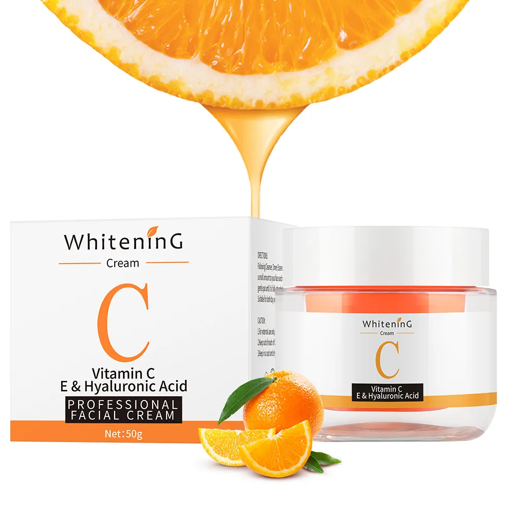 Daily Use Day And Night Thailand Anti Aging Beauty Deep Moisturizing Vitamin C Glowing Face Cream For Dark Skin 954