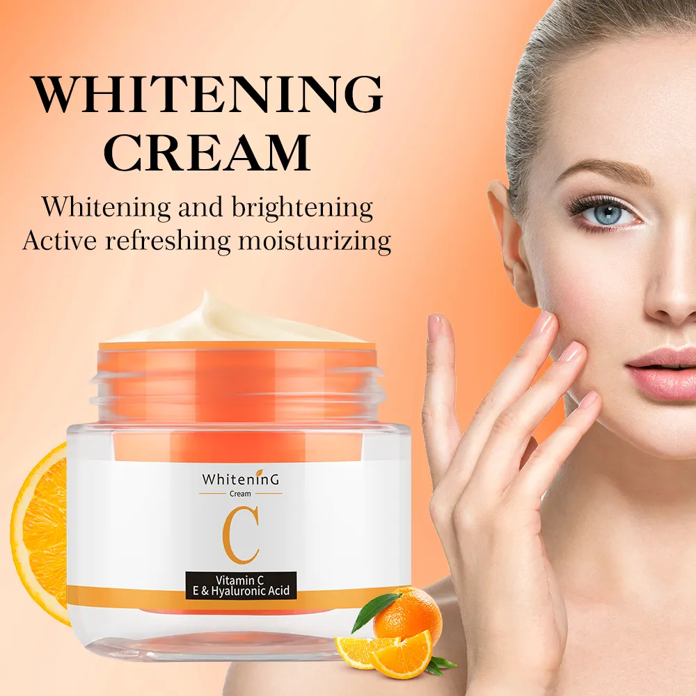 Daily Use Day And Night Thailand Anti Aging Beauty Deep Moisturizing Vitamin C Glowing Face Cream For Dark Skin 954