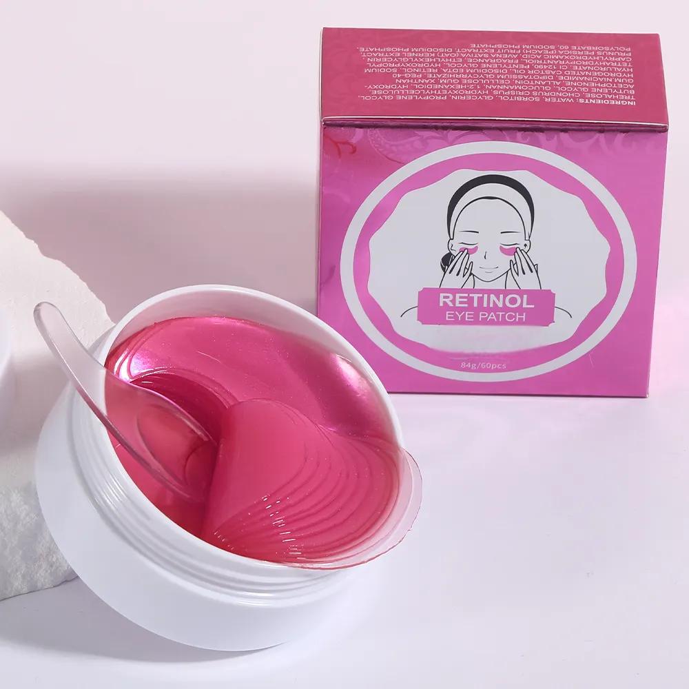 Private Label Retinol Anti Aging Brightening Eye Mask Fade Eye Lines Under Eye Patches For Dark Circles 966