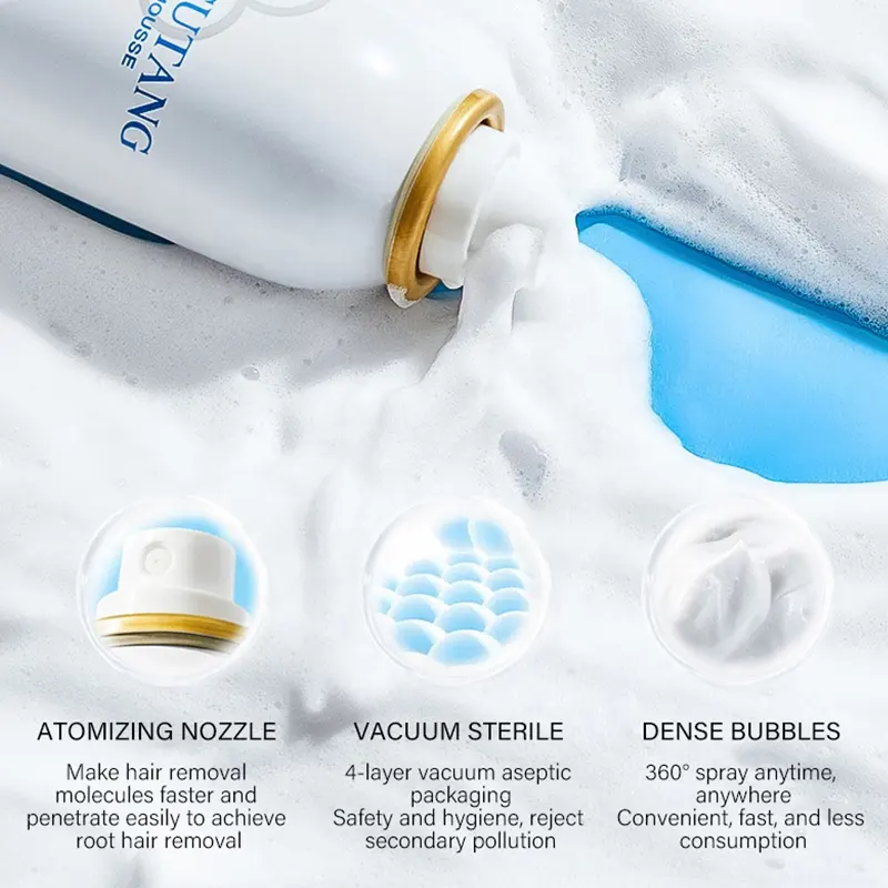 Hair Removal Spray Painless Hair Remover For Armpit Legs and Arms Skin Care Body Care Depilatory Spray For Men Women 975