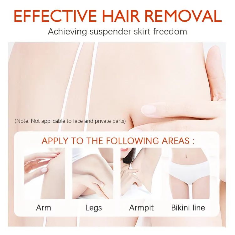 Combination 3 Piece Set Natural Painless Permanent Sensitive Formula Depilatory Cream Hair Remover Cream for women 980