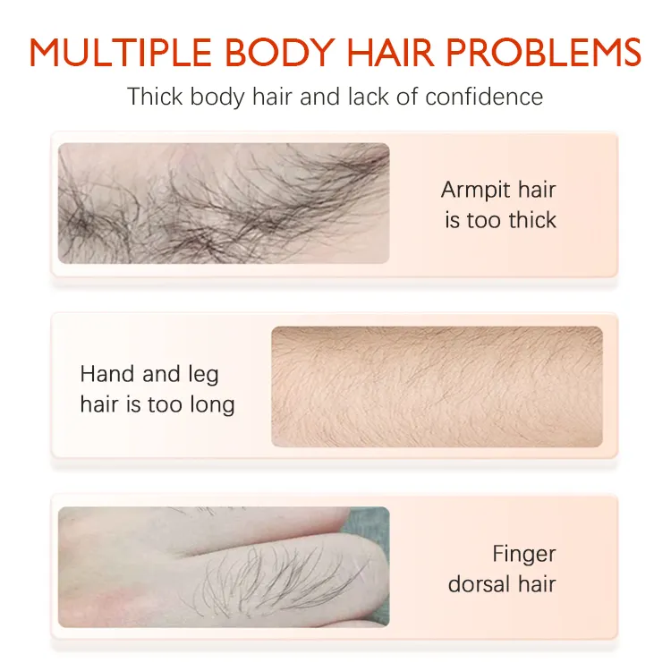 Combination 3 Piece Set Natural Painless Permanent Sensitive Formula Depilatory Cream Hair Remover Cream for women 980