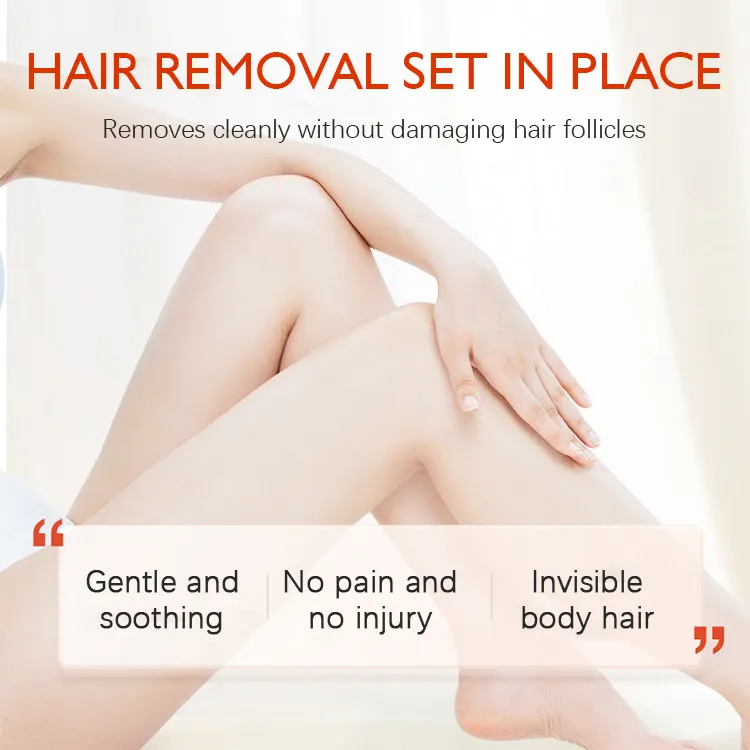 Combination 3 Piece Set Natural Painless Permanent Sensitive Formula Depilatory Cream Hair Remover Cream for women 980