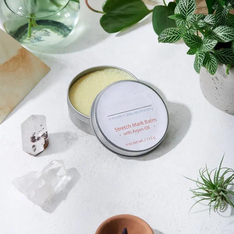 Private Label Organic Stretch Mark Balm Body Butter Argan Oil Skincare Stretch Mark Salve Balm 999