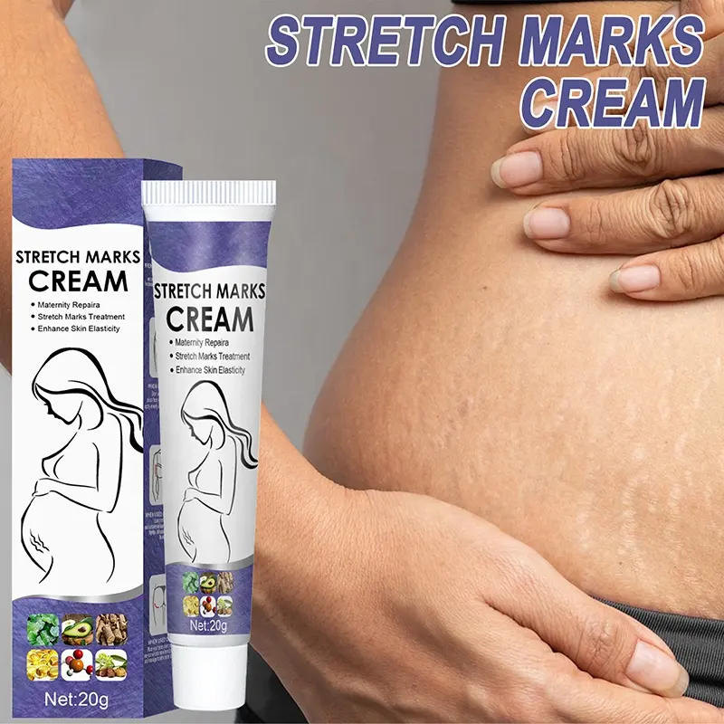 Wholesale Postpartum Stretch Mark Cream OEM Abdomen Thighs Leg Buttocks Chest Pregnancy Stretch Mark Removal Cream For Female 1002