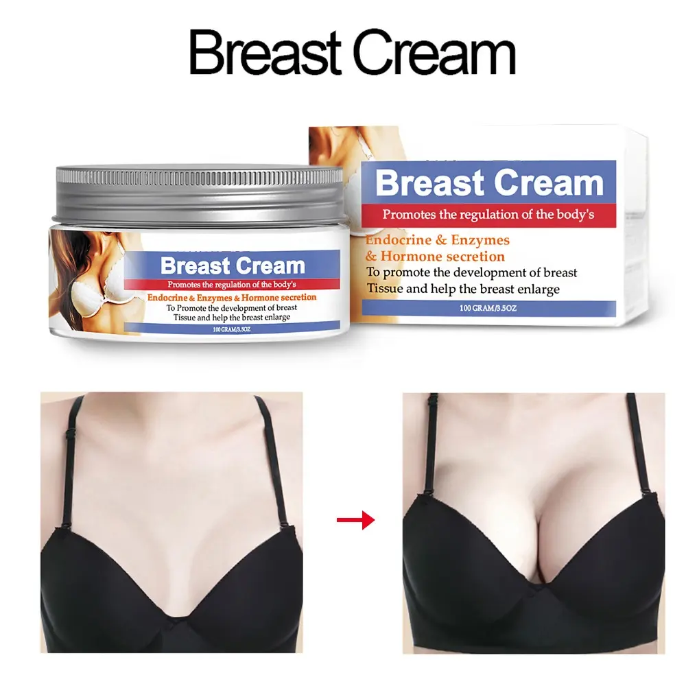 OEM ISO Natural Beauty Breast Enlarge Plump Firming Lifting Cream Effective Best Herbal Naturaful Breast Enhancement Cream 1005
