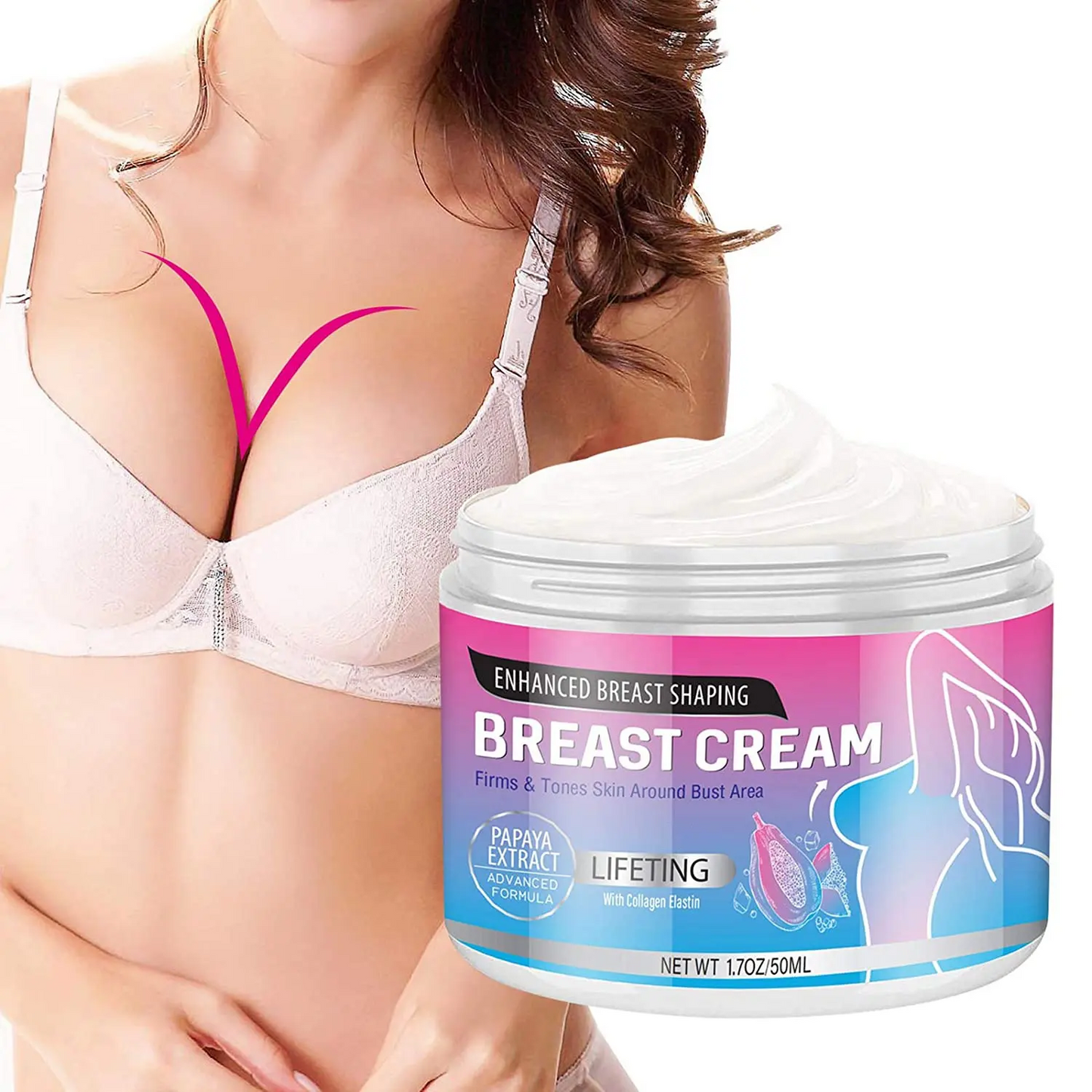 OEM ODM Wholesale private label breast enlargement cream big boobs cream firming lifting enhancement breast cream 1006