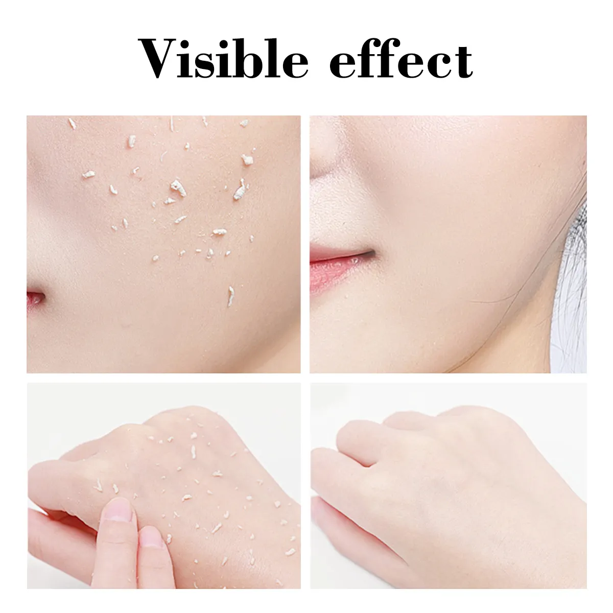 600ml White Tea Sea Salt Exfoliating Gel Face Body Scrub Peeling Cleansing Scrub Gel Dead Skin Removal Skin Care Peeling Gel 1027