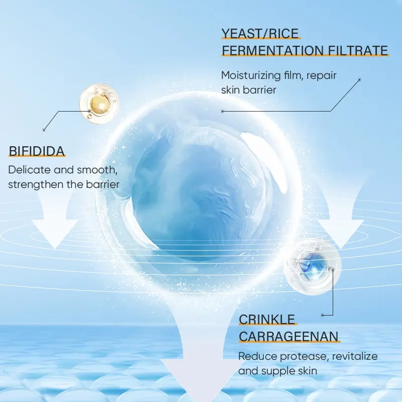 400ml Private Label Natural Organic Rice Face Toner Skin Brightening Smoothing Repairing Rice Water Facial Skin Toner 1071