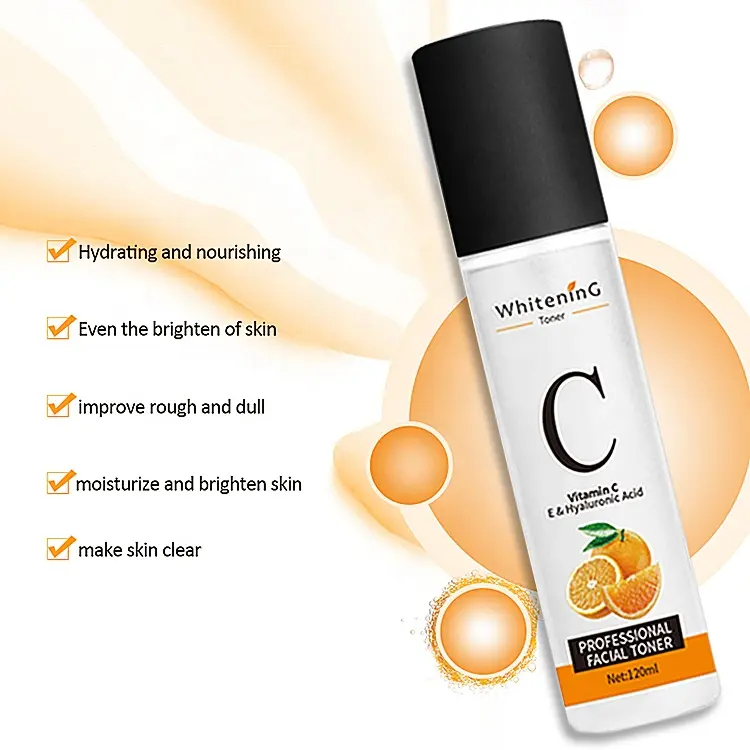 Hot Sale Skin Care Beauty Miracle Glow Wonder Moisturizing Vitamin C Face Toner Smoothing Whitening Facial Toner 1076