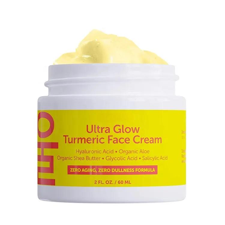 Korean Skin Care Turmeric Cream Korean Face Moisturizer with Salicylic Acid Hyaluronic Acid Glycolic Acid Skin Korean Beauty 1089