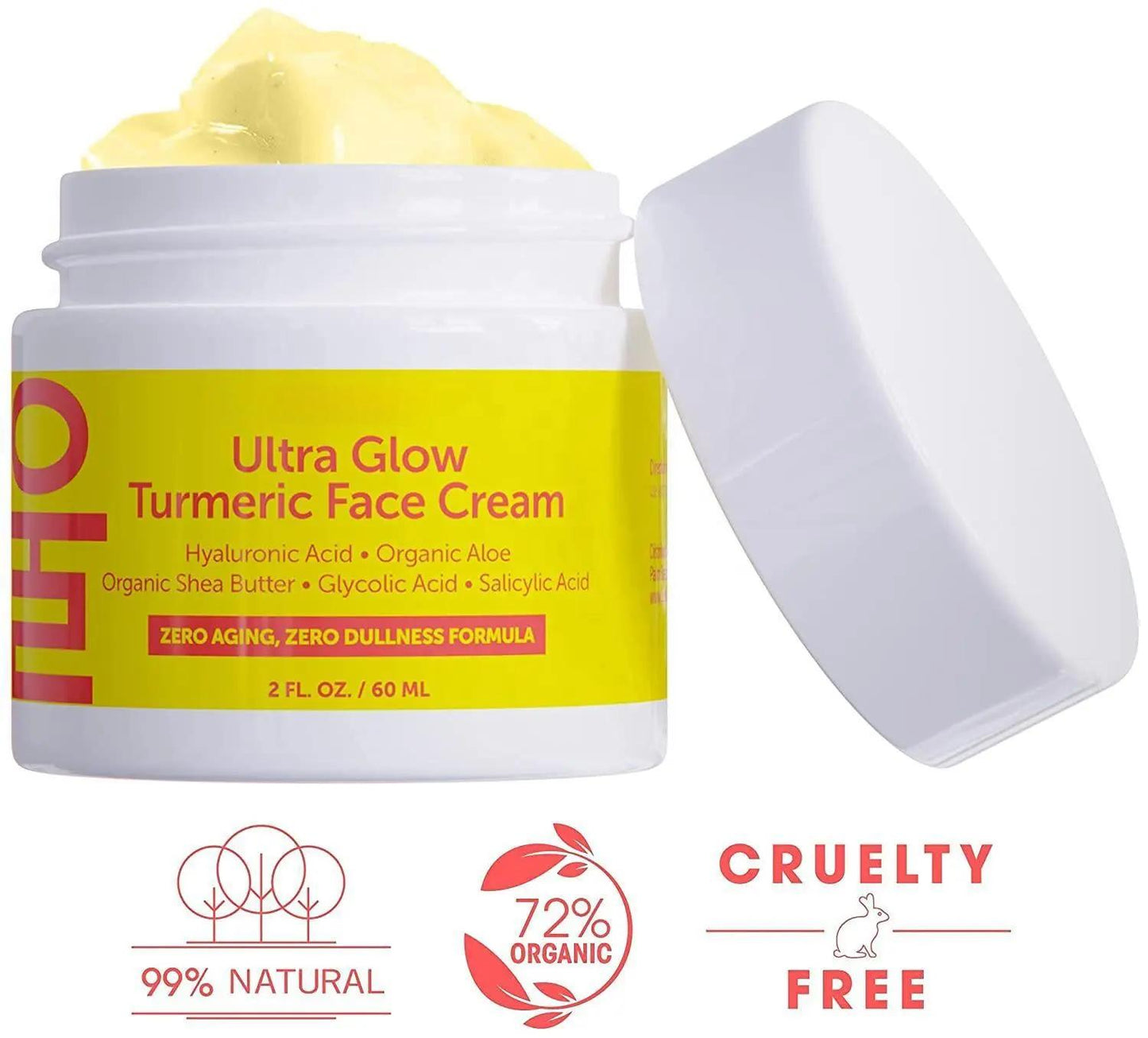 Korean Skin Care Turmeric Cream Korean Face Moisturizer with Salicylic Acid Hyaluronic Acid Glycolic Acid Skin Korean Beauty 1089