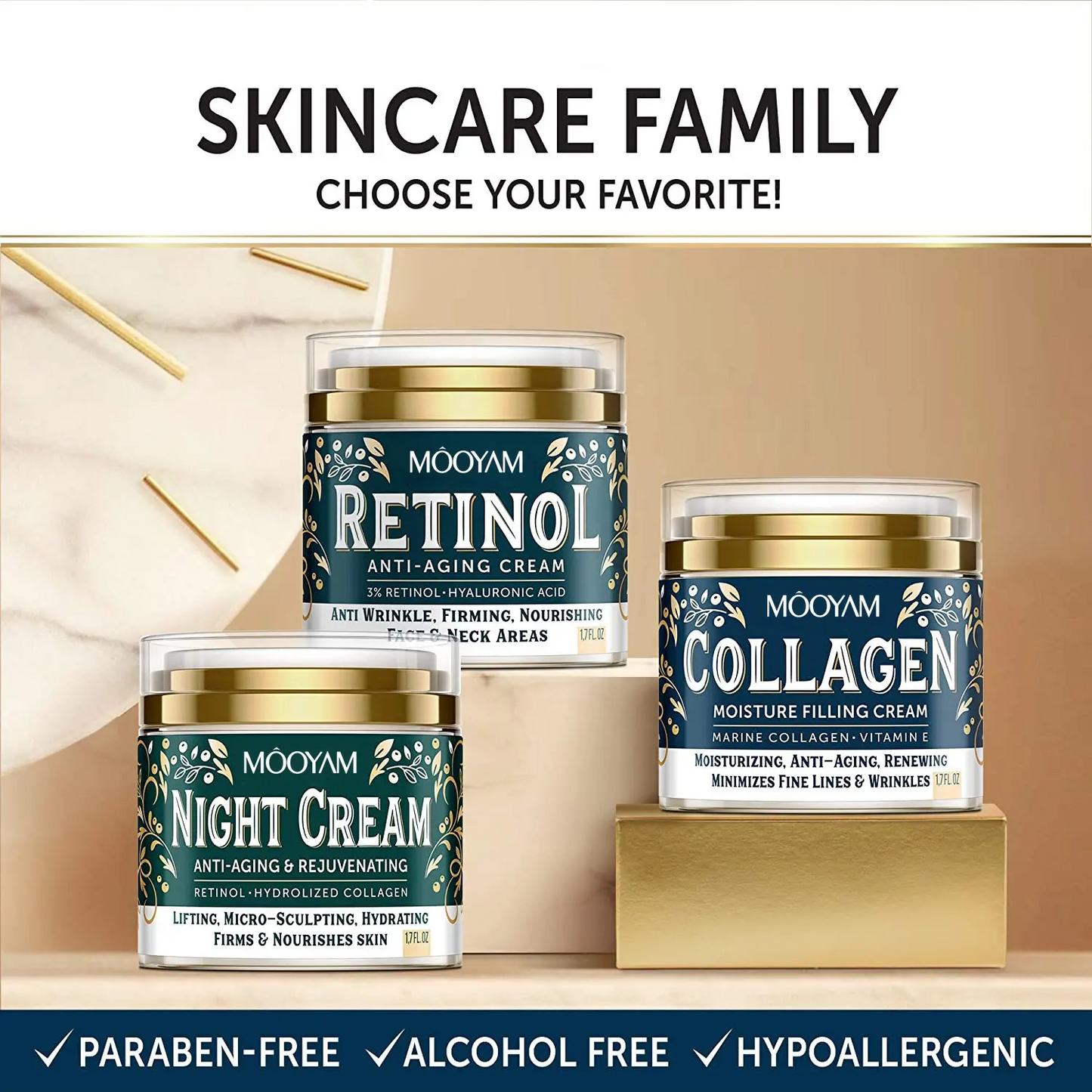 OEM Private Label Face Cream Moisturizing Anti Aging Vitamin E Face Collagen Cream 1106