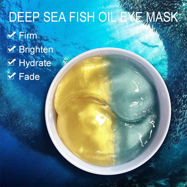 Private label custom design two-color eye patch for dark circles and puffy eyes 1131