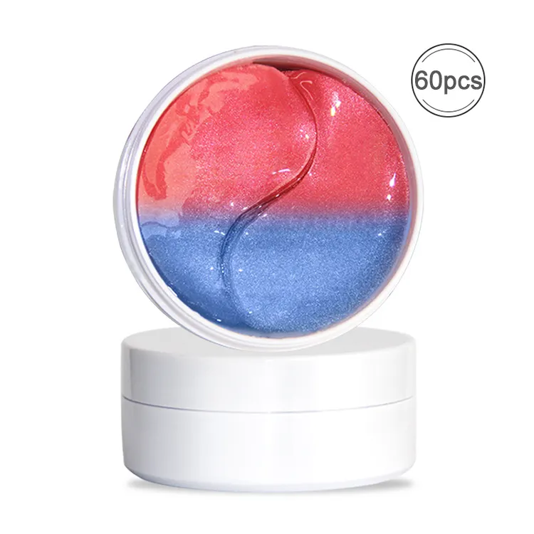 Private label custom design two-color eye patch for dark circles and puffy eyes 1131