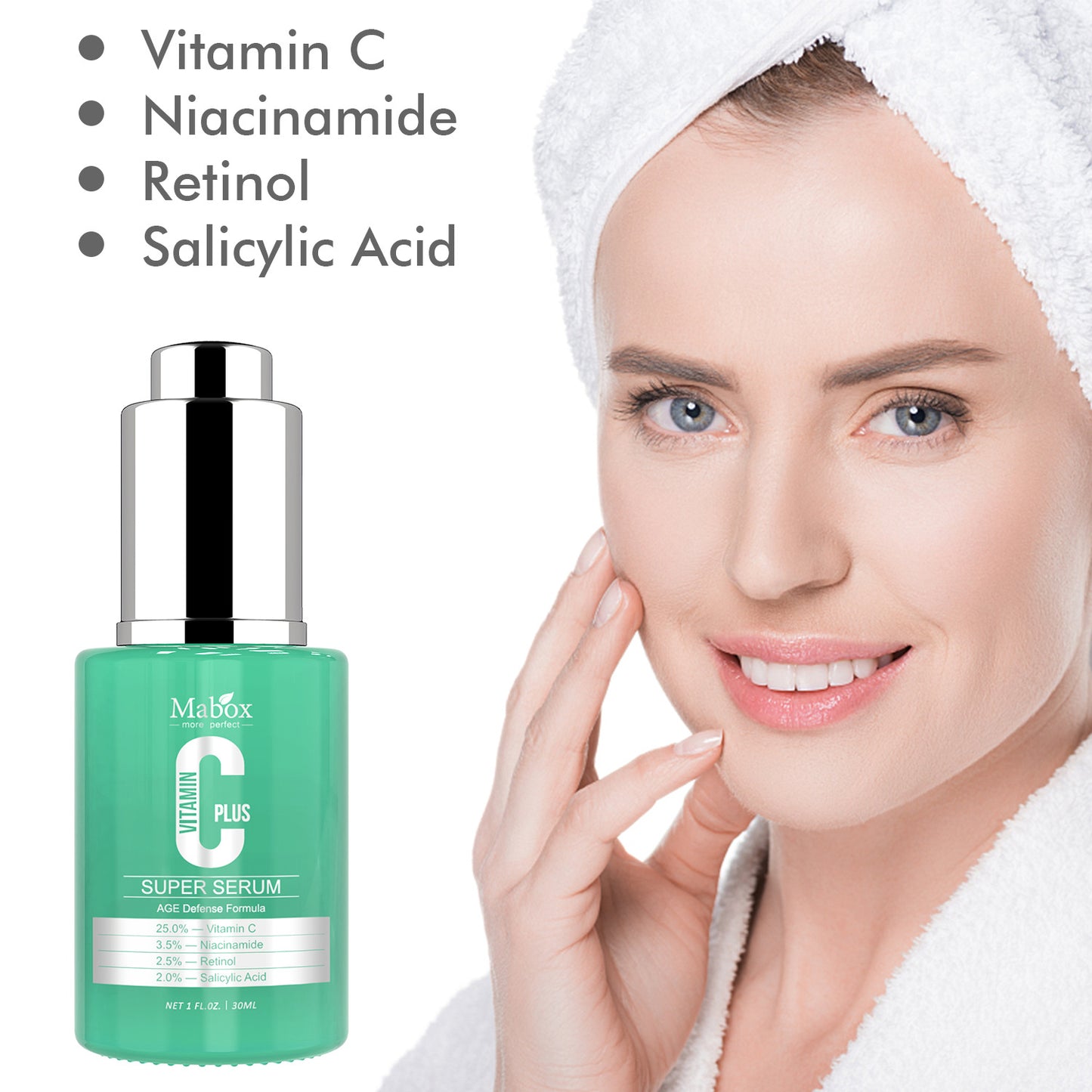 OEM & ODM Private Label VC Essence, Vitamin C Liquid, Hydrating, Moisturizing Serum 308