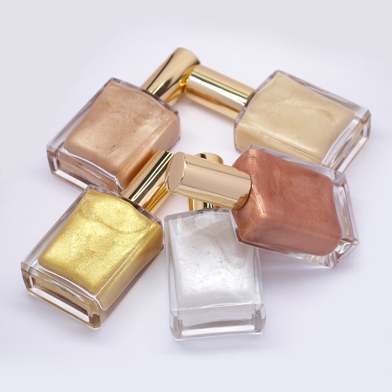 Wholesale Light Gold Shimmer Oil Highlight Spray, Glitter Highlight Oil, Quicksand Tanning Oil, Body Contour Highlight 107