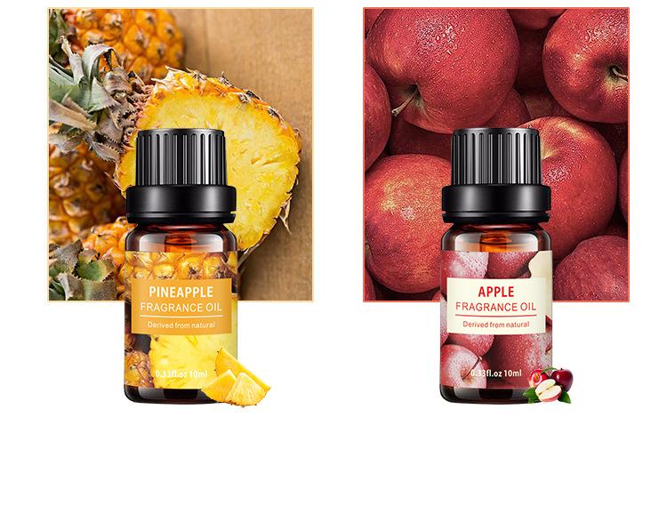 OEM & ODM Fruits Grape, Apple, Pineapple Strawberry, Cherry Pomegranate Fragrance Essential Oil Set 083