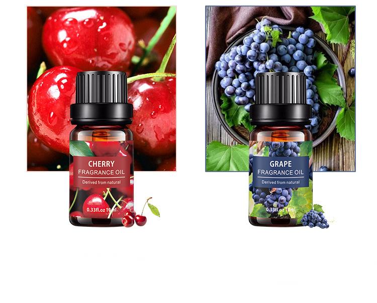 OEM & ODM Fruits Grape, Apple, Pineapple Strawberry, Cherry Pomegranate Fragrance Essential Oil Set 083