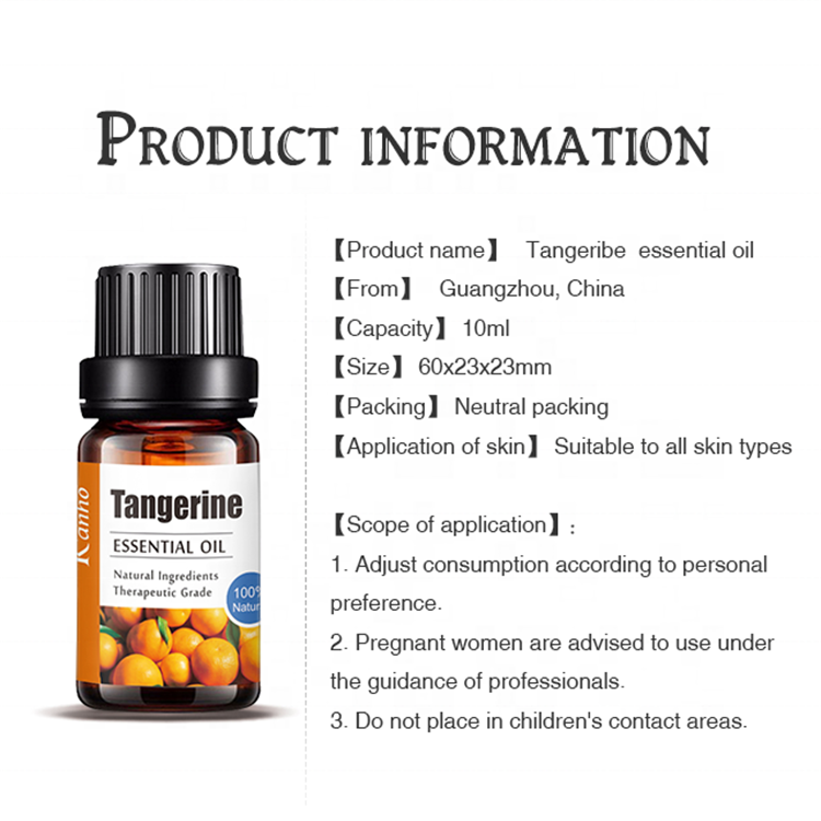 Tangerine Aromatherapy Essential Oil, OEM Private Label Essential Oils Manufacturer 048