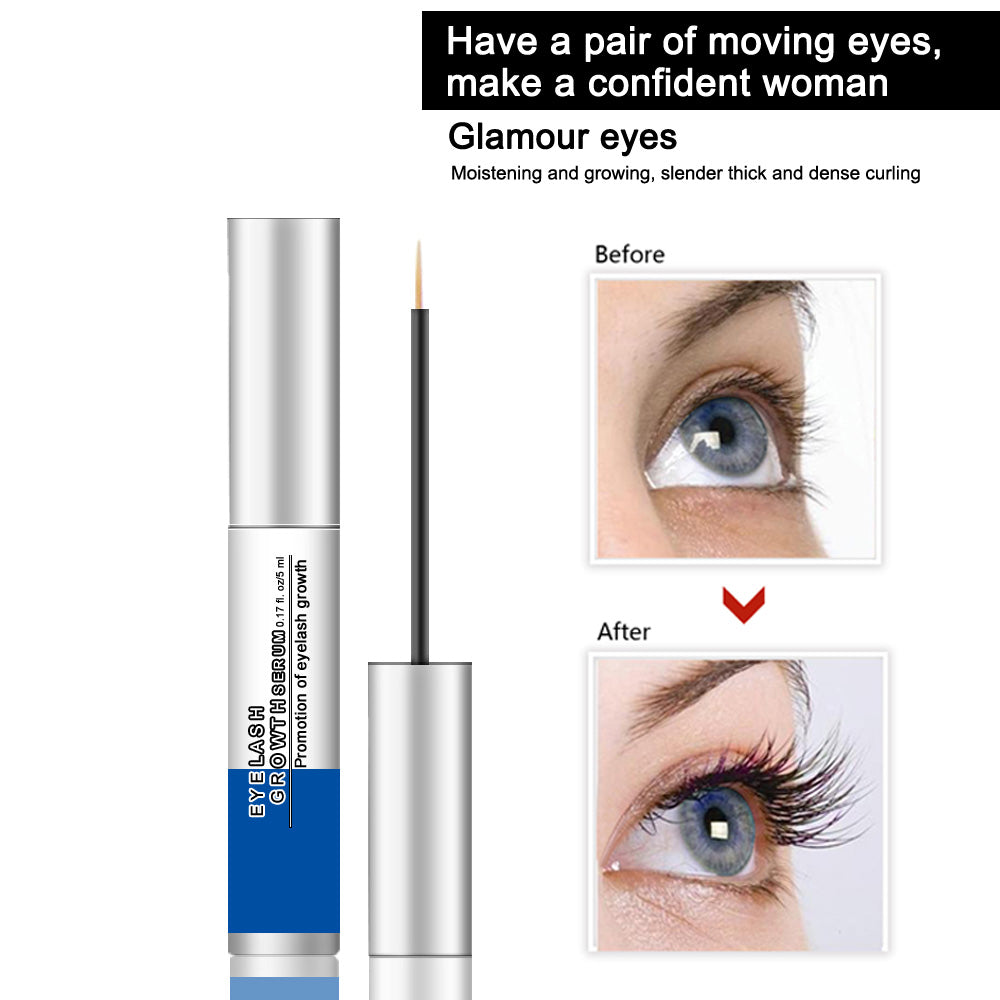 Customized Blue Silver Package Eyelash Growth Serum, Wholesale Volumizing and Charming Mascara 213