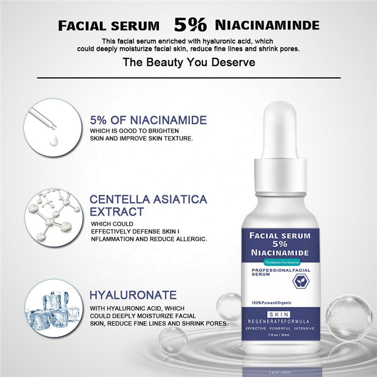 OEM Moisturizing Niacinamide Serum Manufacturer Tightening Pores Essence Brightenning Skin 012