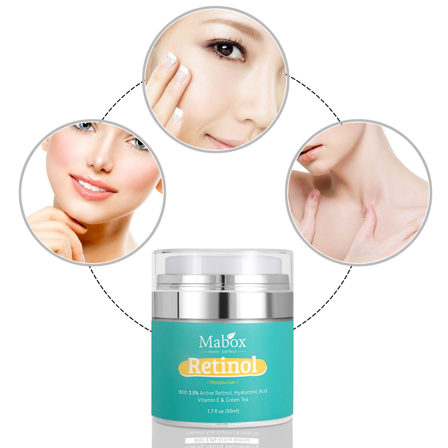 Wholesale Retinol Moisturizer Cream, Hyaluronic Acid, Vitamin E, Green Tea Fical Cream Supplier 306