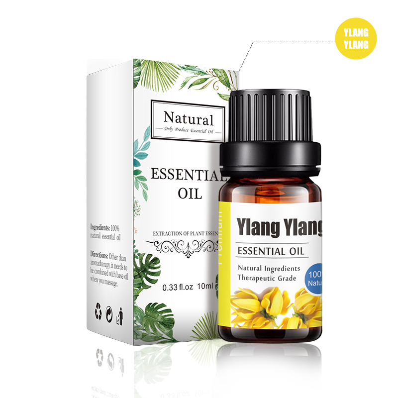 Ylang Ylang Aromatherapy Essential Oil, Private Label Single Massage Essential Oils 044