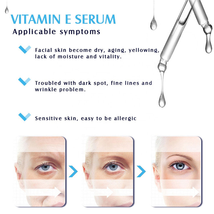 OEM Vitamin E Liquid Essence, Hydrating and Moisturizing, Facial Serum Beauty Factory 023