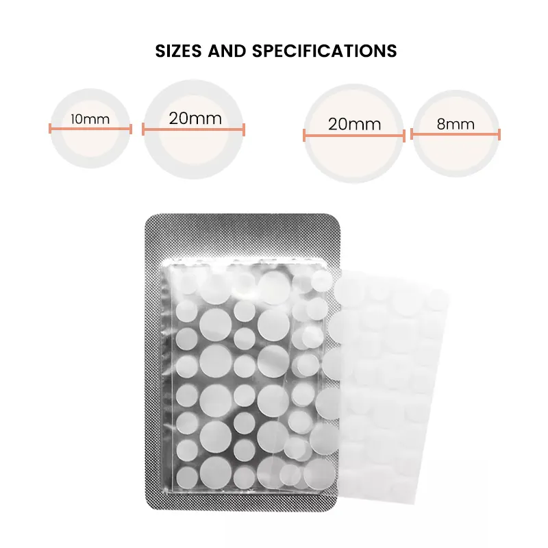 OEM Invisible Pimple Patch, Salicylic Acid Acne Patch, Hydrocolloid Acne Patch Factory 089