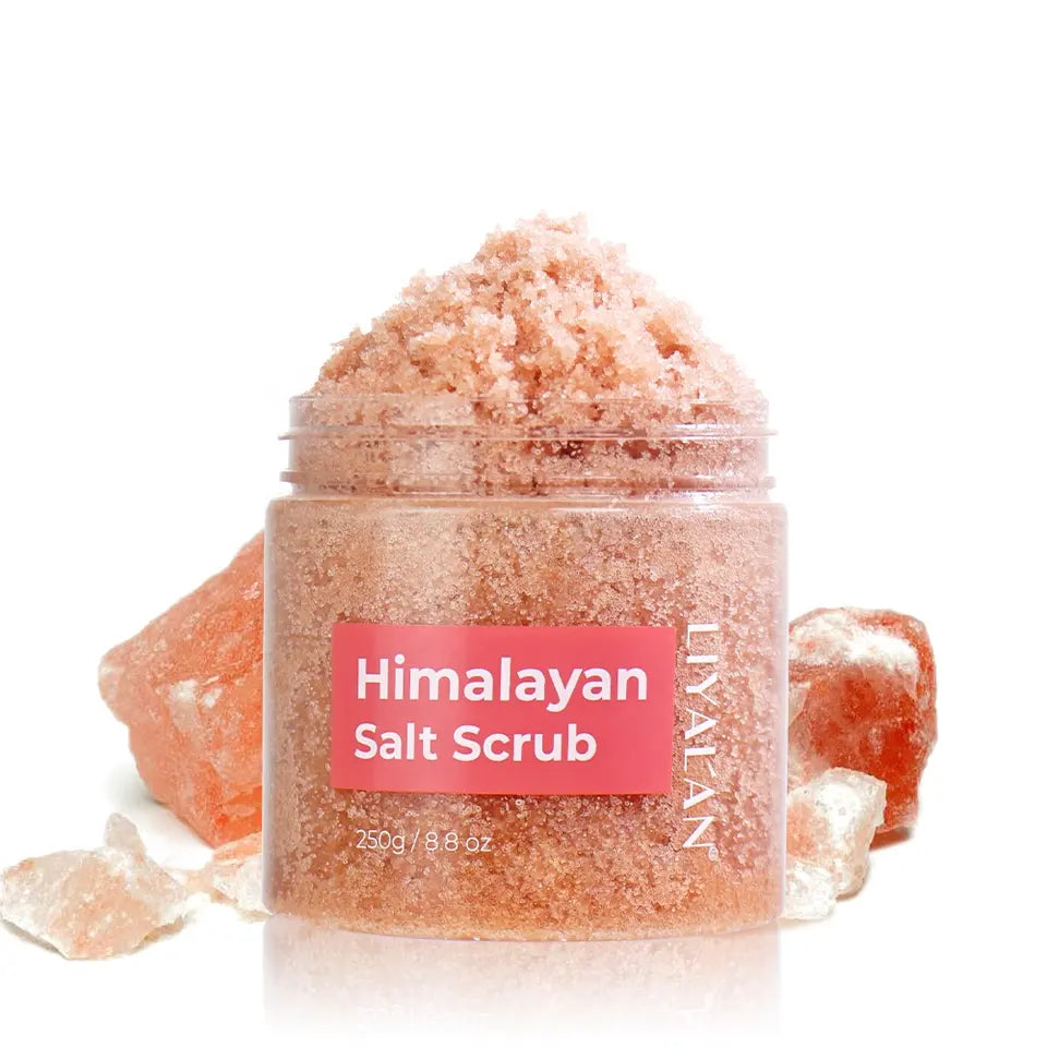 Private Label Himalayan Salt Scrub, Deep Cleansing, Brightening and Smoothing Body Skin Scrub Customization 158