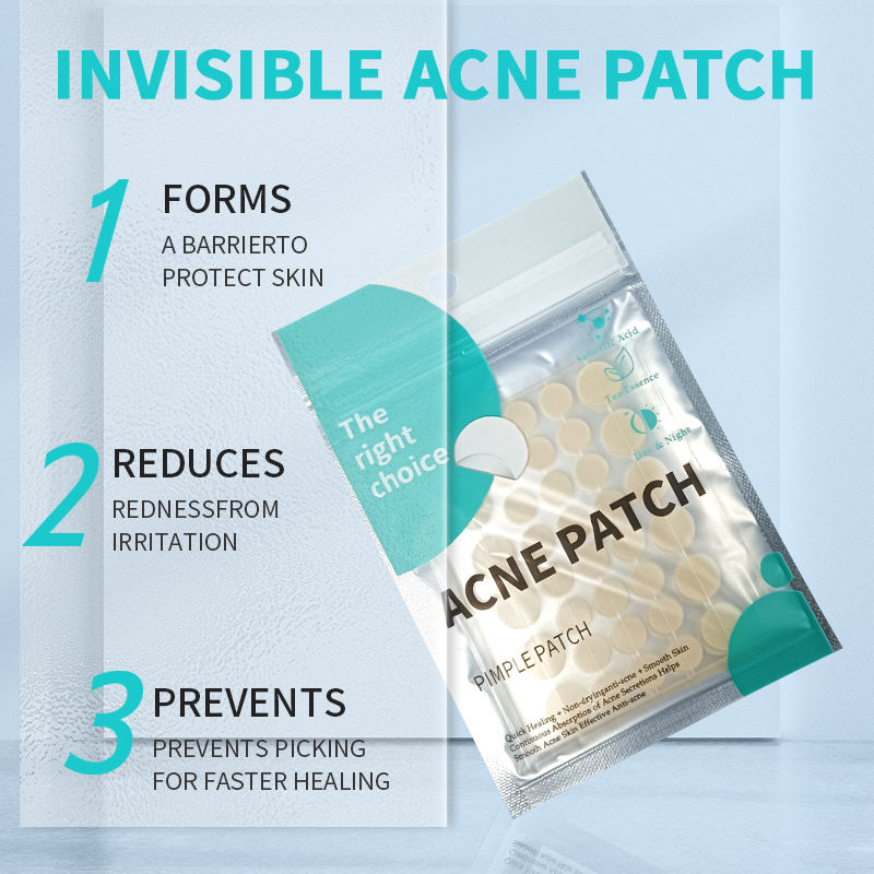 Large Circle Small Circle Acne Patch Custom Wholesale Acne Korean Pimple Patch 12dots 18dots 20dots 24dots 36dots